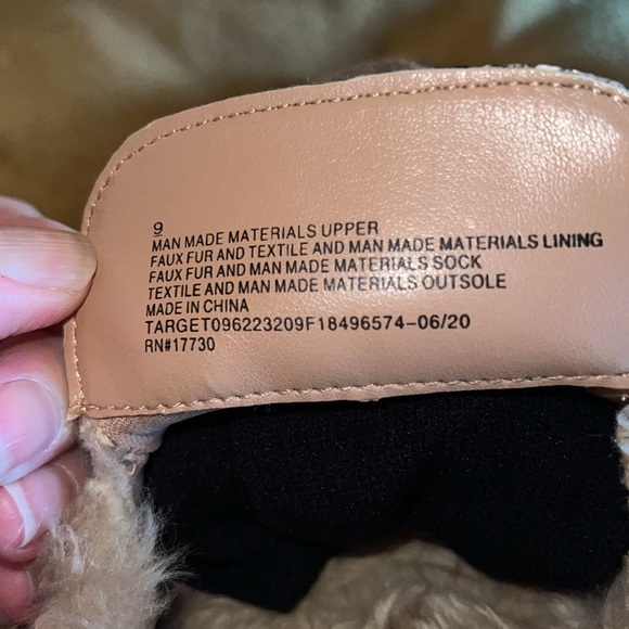 a new day faux fur lined mules shoes snakeskin - Picture 4 of 4